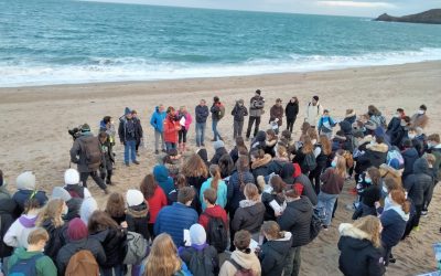 Ouest France 06/12/2021 : Cancale. Les collégiens créent une aire marine éducative
